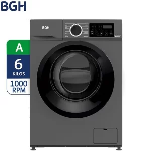 Lavarropas Automático Bgh Bwfe06s24ar 6kg 1000rpm Silver Gris - Imagen 1