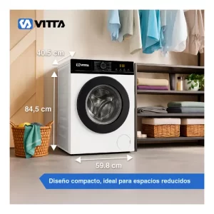 Lavarropas Vitta Inverter 6kg Blanco 1200 Rpm Vit-wmcfsl - Imagen 3