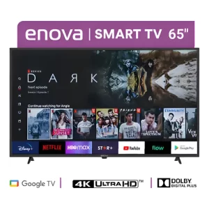 Smart TV enova 65" LED 4k UHD Frameless Google TV - Imagen 1