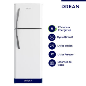 Heladera con freezer Cíclica 277 L Blanca Drean - HDR280F50B - Imagen 1