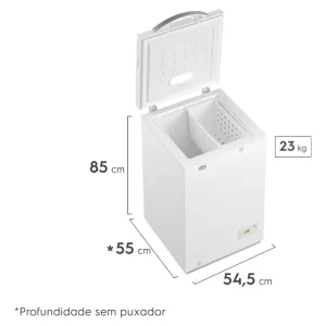 Freezer horizontal Gafa 100l Blanco Función Turbo Fghf100b-s - Imagen 2
