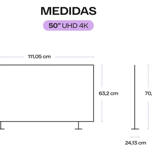 Smart Tv Quint 50 Uhd 4k Dled Hdmi Usb Vidaa OUTLET - Imagen 4