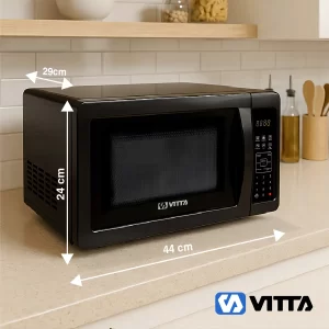 Microondas Vitta Panel Digital 23l Vit-mw2xlx001 1000w Negro - Imagen 2