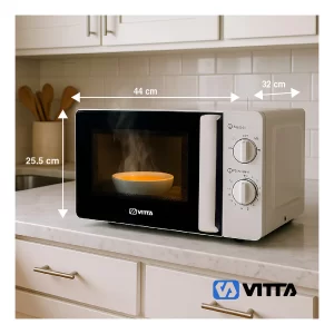 Microondas Vitta Mecanico 23l Vit-mw2xlx002 700w Blanco - Imagen 2