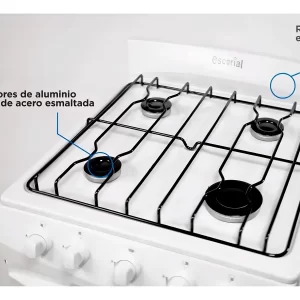 Cocina Escorial Candor 51CM 4H 495 Blanco - Imagen 4