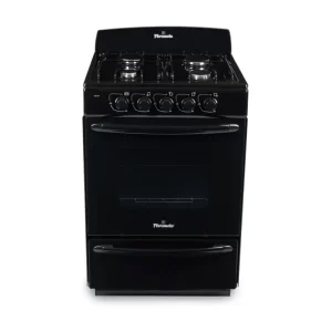 Cocina Florencia 551TF Multigas negra con cajonera - Imagen 1