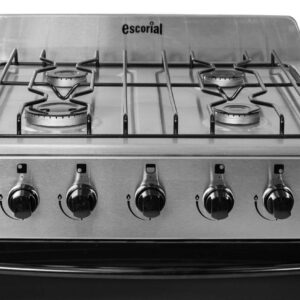 Cocina Escorial Master Style Multigas 4 hornallas Acero inoxidable puerta con visor - Imagen 3