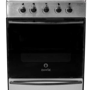 Cocina Escorial Master Style Multigas 4 hornallas Acero inoxidable puerta con visor - Imagen 1