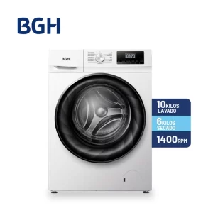 Lavasecarropas Automático BGH Inverter 10kg BWDN10W25AR – Blanco - Imagen 1