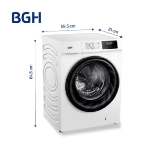Lavasecarropas Automático BGH Inverter 10kg BWDN10W25AR – Blanco - Imagen 2