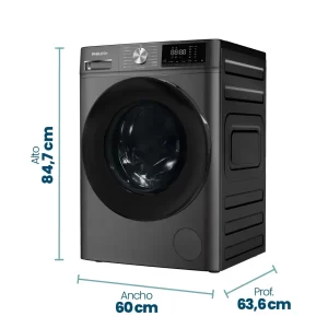 Lavarropas 11 Kg Carga Frontal Inverter Dark Grey - Imagen 3