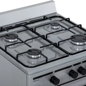 Cocina Multigas Siam Csi-cm56 4 Hornallas 56cm Color Plata - Imagen 6