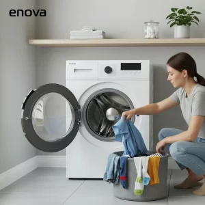 Lavarropas Enova carga frontal 6 kg LE06F10 - Imagen 2