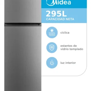 Heladera Midea Silver Top Mount 295 L Mdrt414fge50a Color Gris - Imagen 1