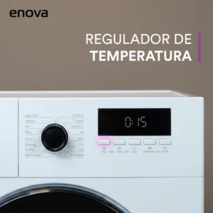 Lavarropas Enova 8kg gris 1400 RPM - Imagen 4