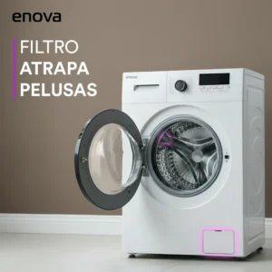 Lavarropas Enova 8kg gris 1400 RPM - Imagen 6